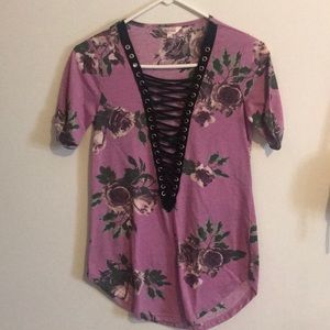 Purple Roses Shirt